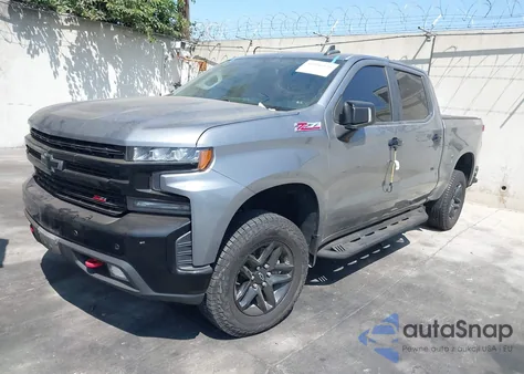 2020 Chevrolet Silverado 1500 4Wd Short Bed Lt Trail Boss z USA, uszkodzony, nr VIN 3GCPYFED9LG271919